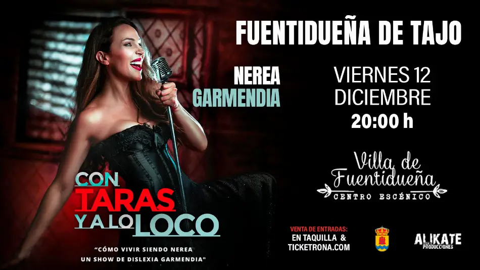 CON TARAS Y A LO LOCO - FUENTIDUEÑA 12 DICIEMBRE - WEB 1600x900